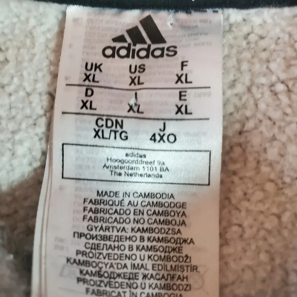 Adidas Football University FBU Hoodie Mens XL Gray Pullover Sweatshirt